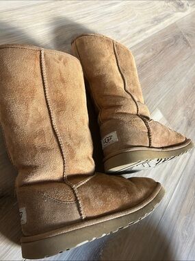 UGG Chestnut Suede Classic Tall Boots